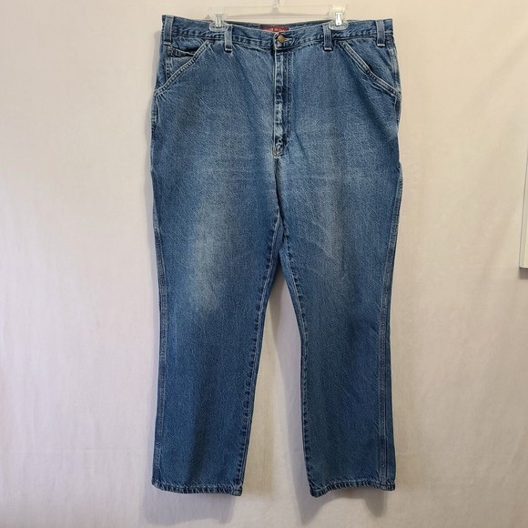 Vintage Ely Cattlemen Jeans Men's Size 42x30 Ely & Walker Made in USA VTG - Picture 2 of 11